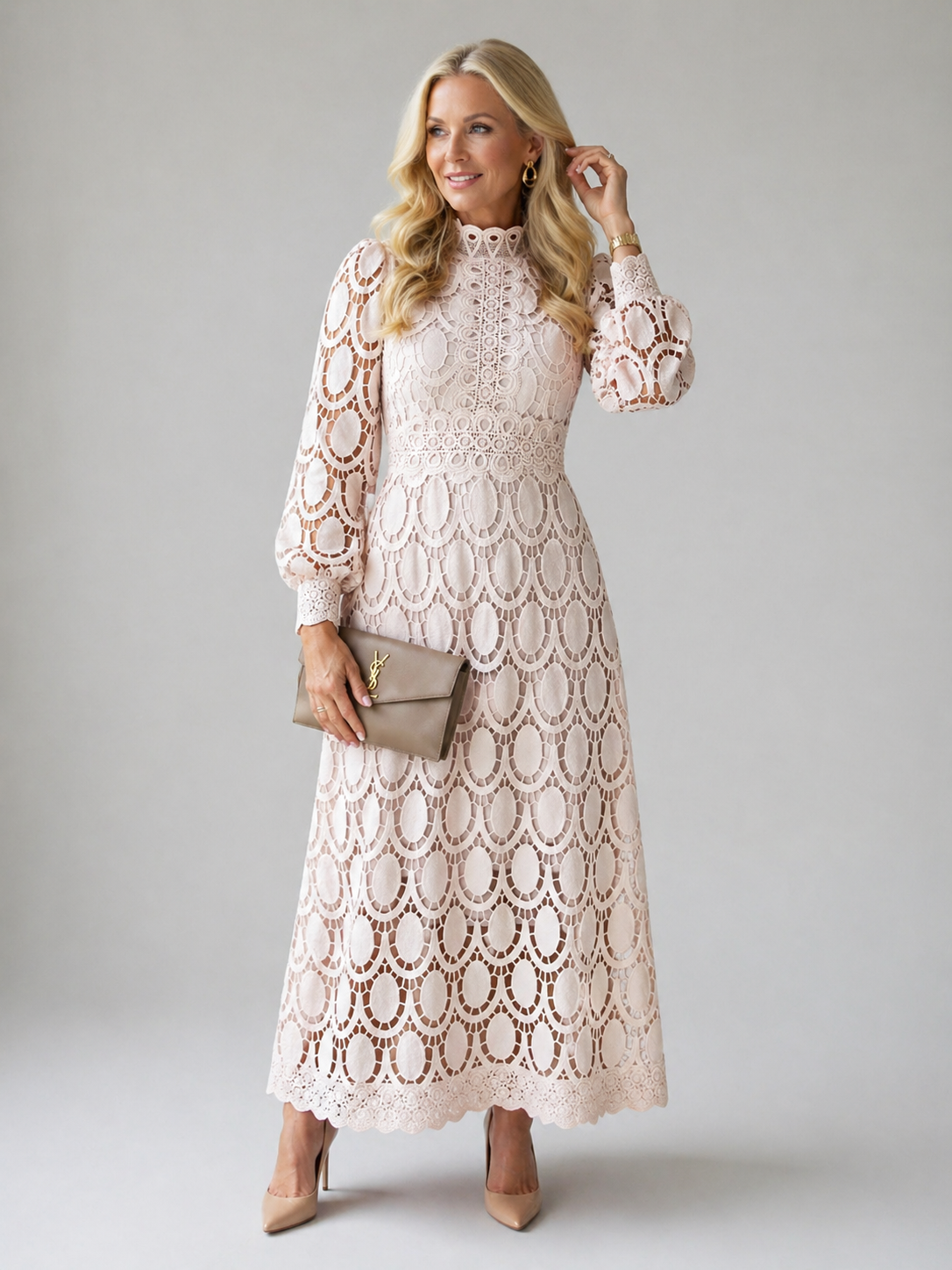 Annabel – Lace Midi Dress