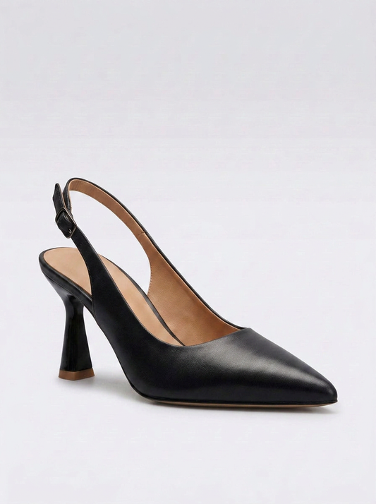 Sophia | Elegant Slingback Heels – Black