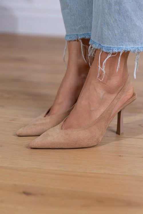 Marlena™ | Low Nude Heels
