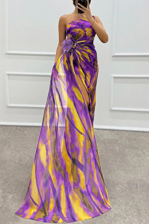 Raffaella – Vibrant Draped Dress