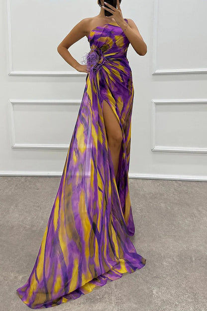 Raffaella – Vibrant Draped Dress