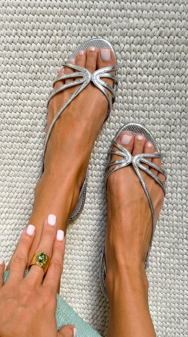 Ginevra | Elegant Gold Summer Sandals