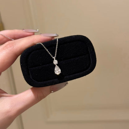 Diamond Dew Necklace – Silver