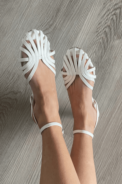 Vittoria | Gold Embellished Sandals