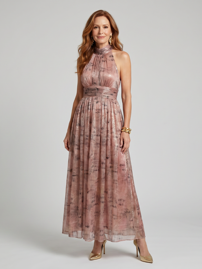Maren – Textured Sleeveless Midi Dress