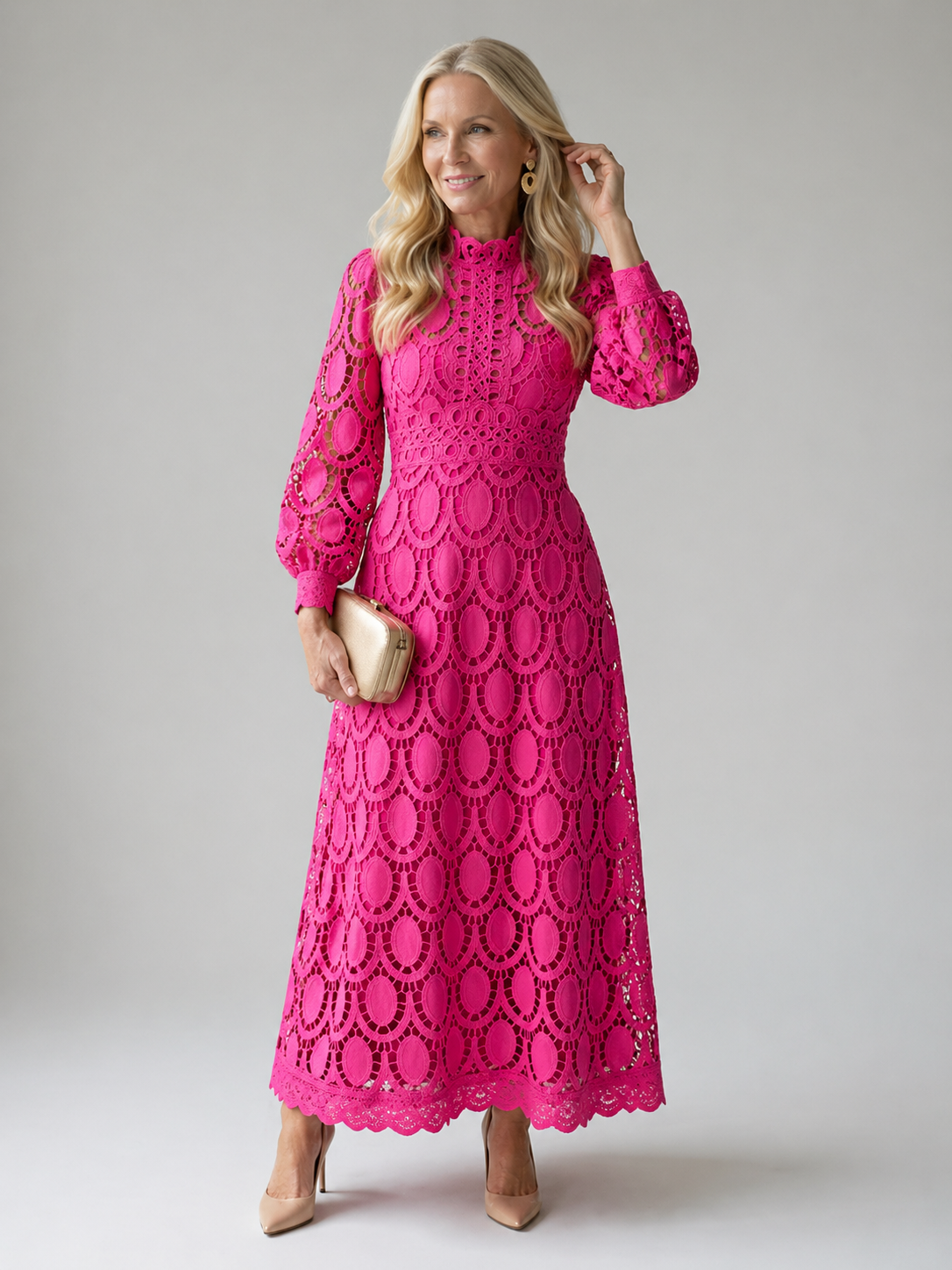 Annabel – Lace Midi Dress