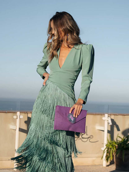 Rosella | Fringe Dress