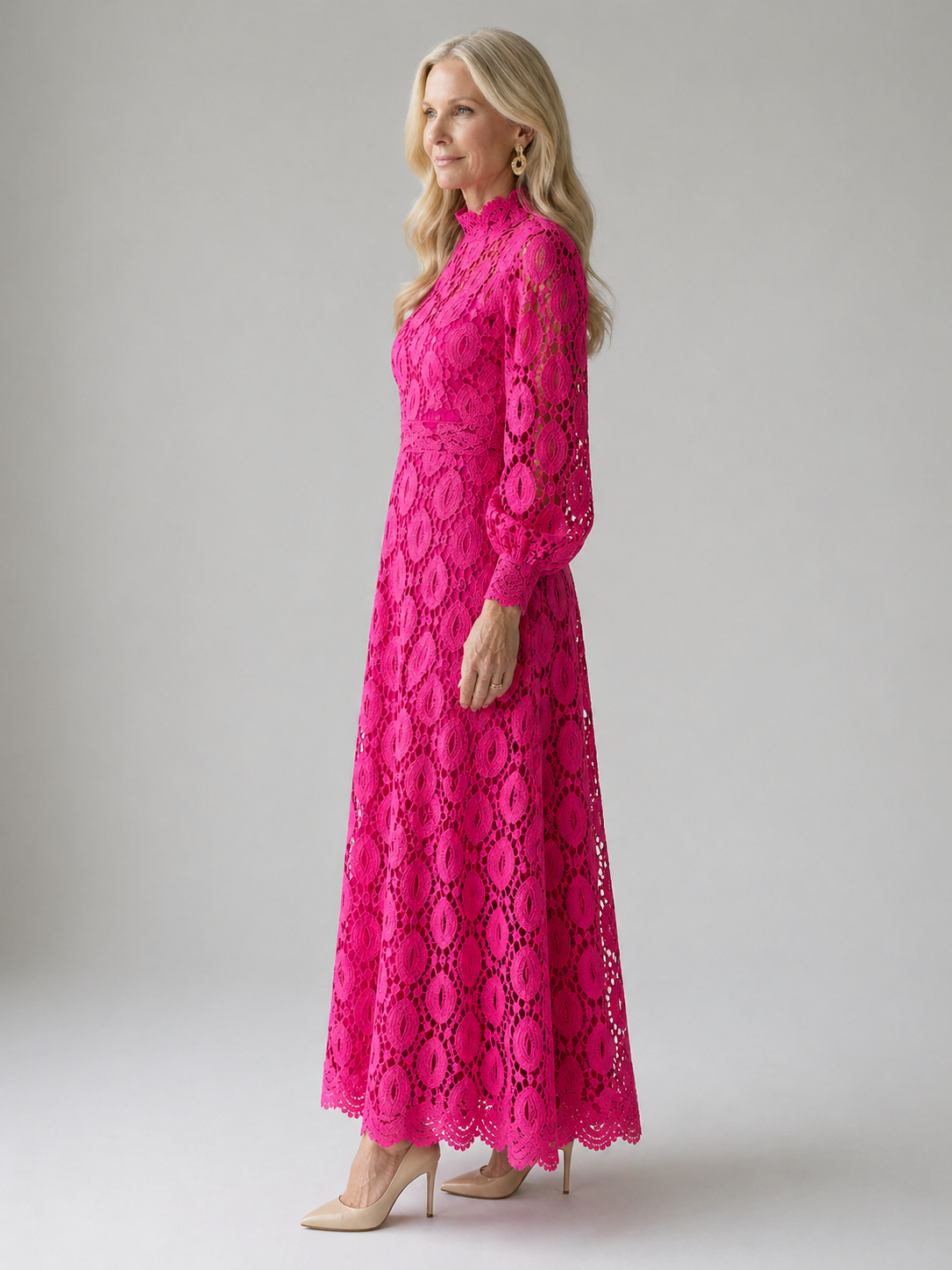 Annabel – Lace Midi Dress