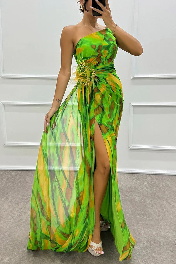 Raffaella – Vibrant Draped Dress