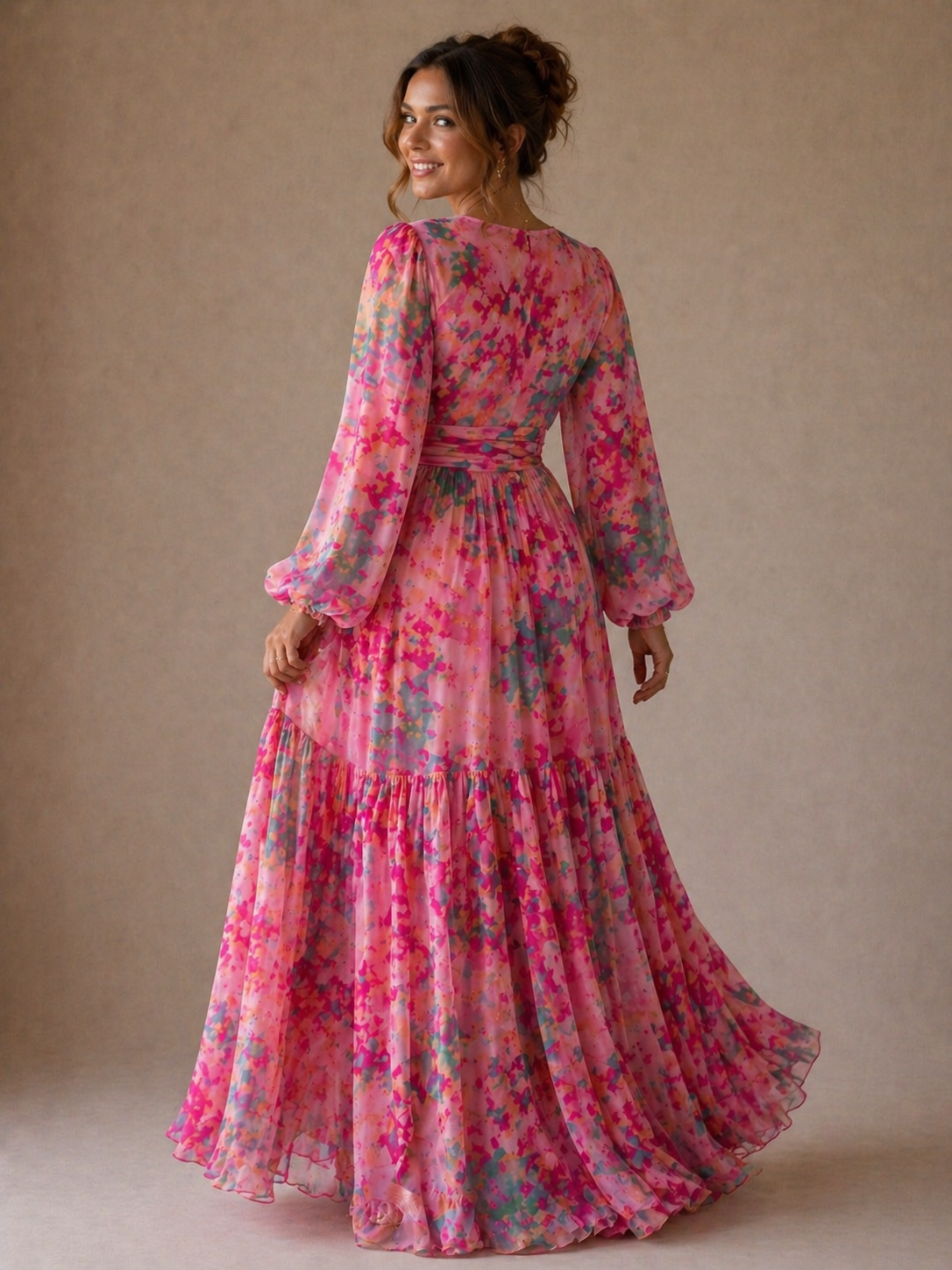 Fleur – Floral Print Wrap Dress