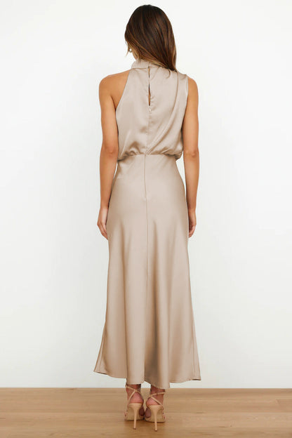 Violet | Fuchsia Draped Maxi Dress