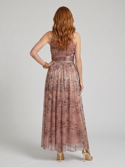 Maren – Textured Sleeveless Midi Dress