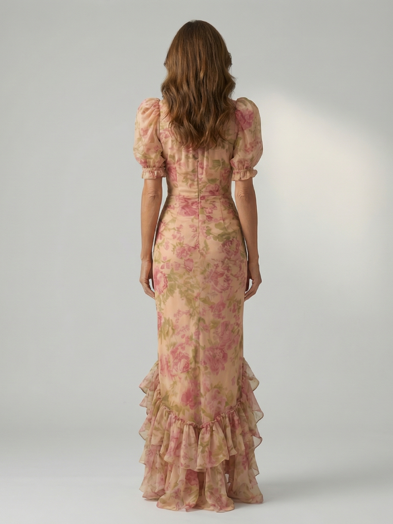 Cecily – High Neck Maxi Dress