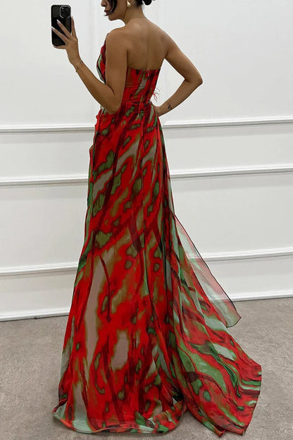Raffaella – Vibrant Draped Dress