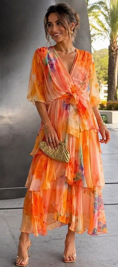 Poppy – Layered Floral Sun Dress