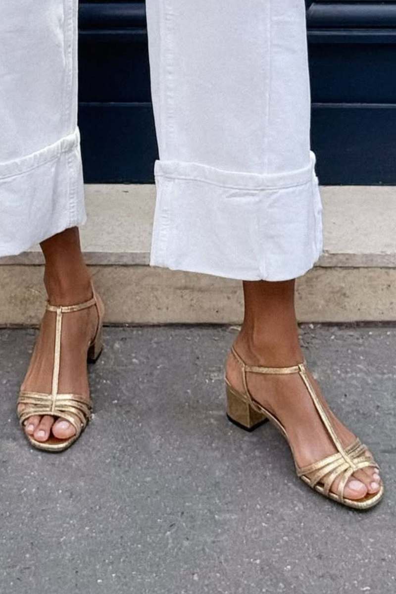 Allegra | Everyday Elegant Gold Sandals