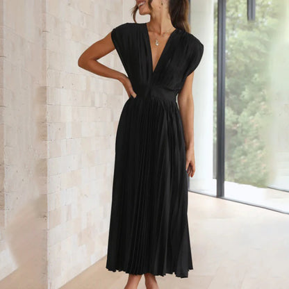 Philippa – Pleated Midi Dress