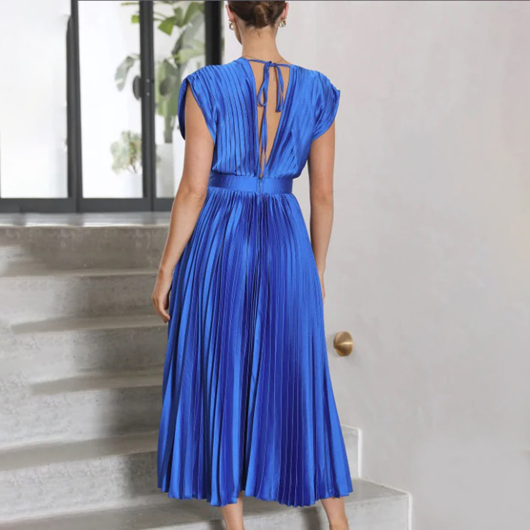 Philippa – Pleated Midi Dress