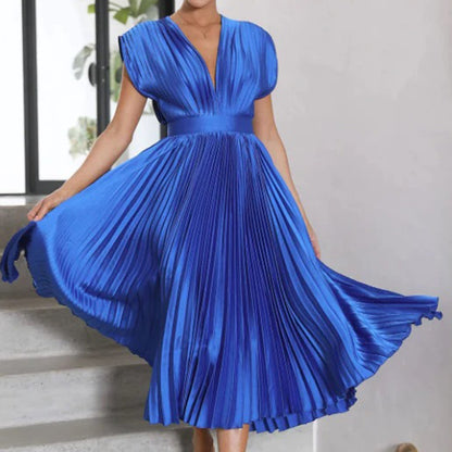 Philippa – Pleated Midi Dress