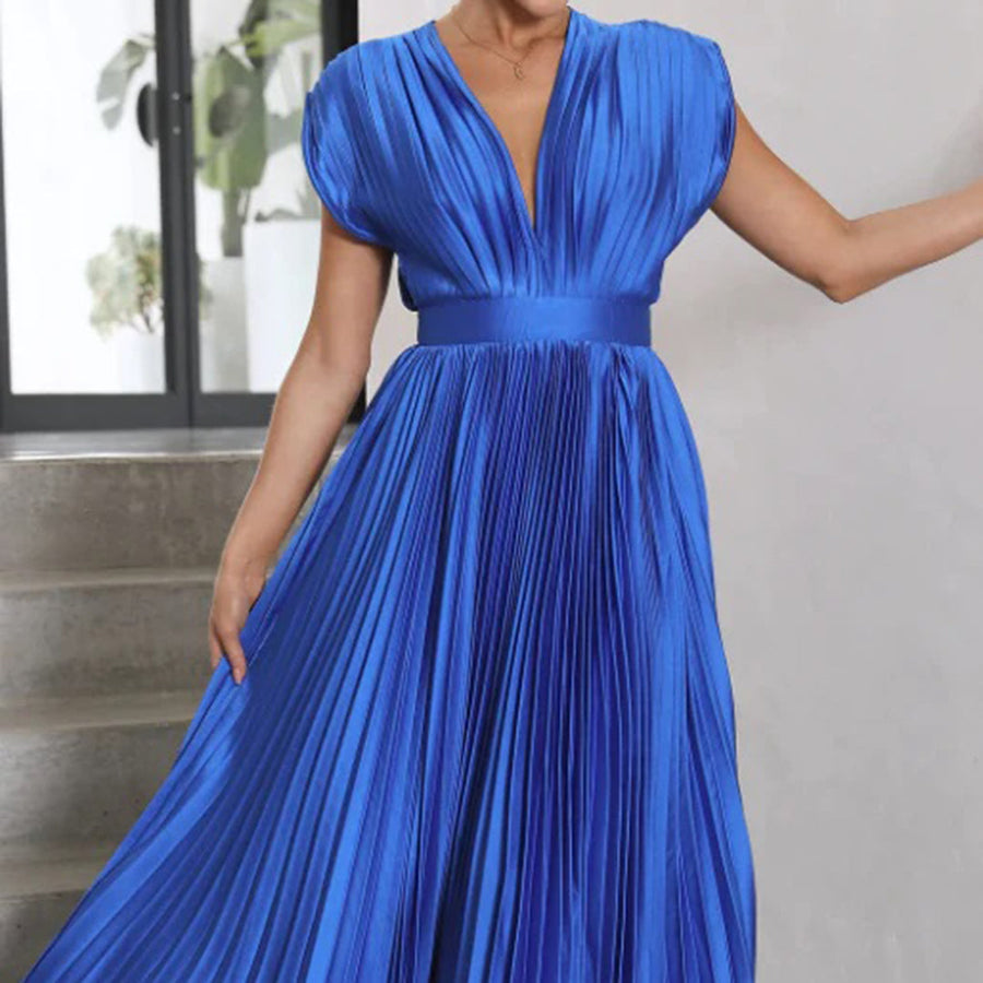 Philippa – Pleated Midi Dress