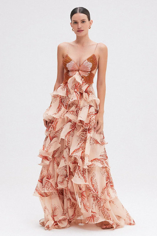 Nina | Ruffle Dress