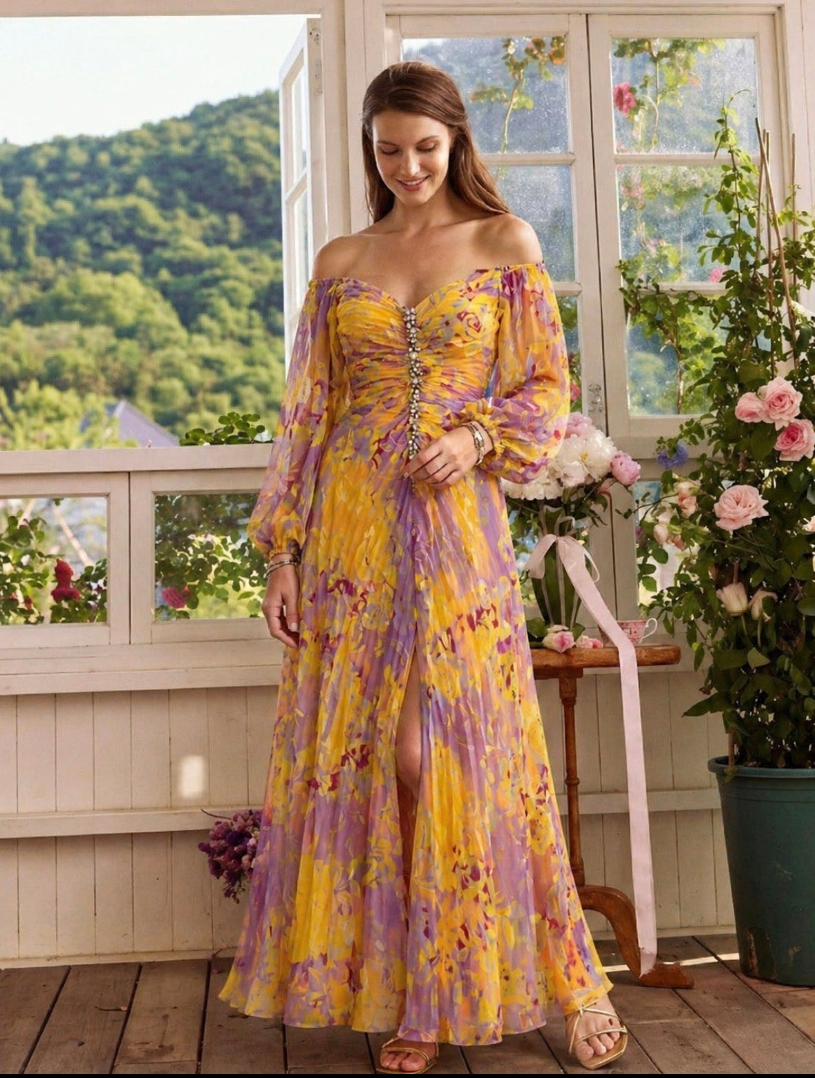 Margot – Elegant V-Neck Dress