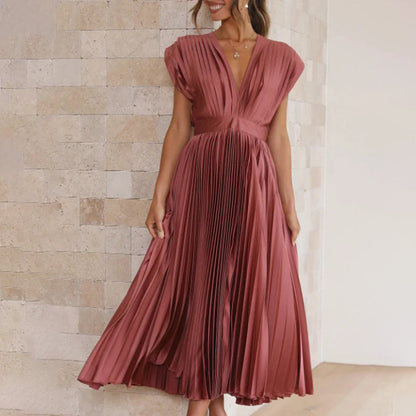Philippa – Pleated Midi Dress
