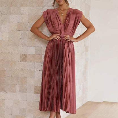 Philippa – Pleated Midi Dress