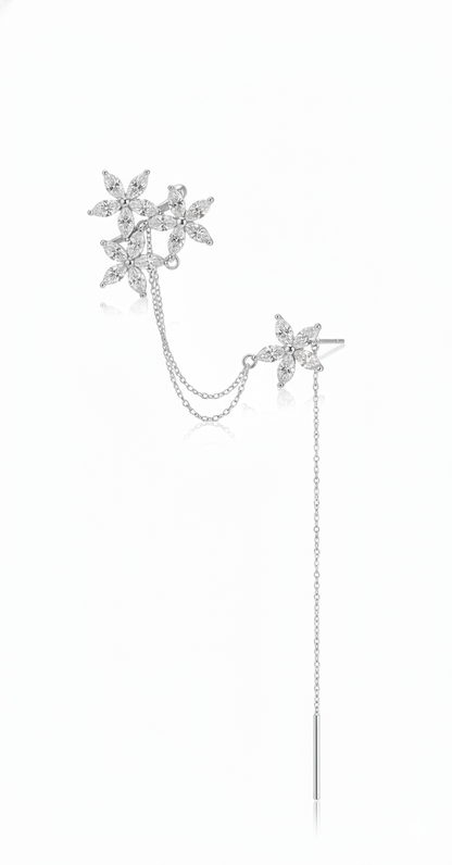 Serene Flora Ear Cuff – Pair
