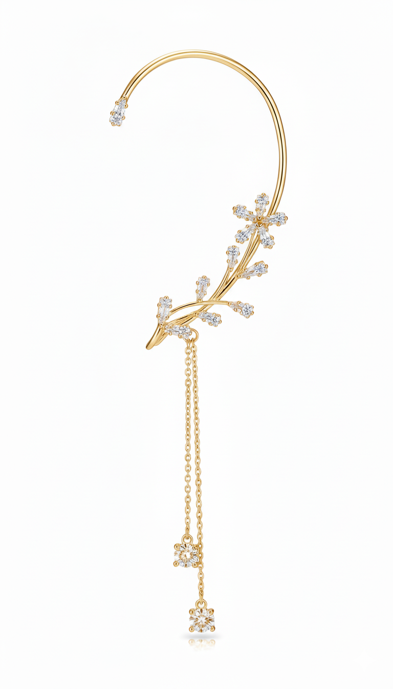 Stellar Petal Ear Cuff – Pair