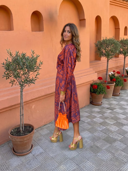 Silvia | Printed Midi Dress