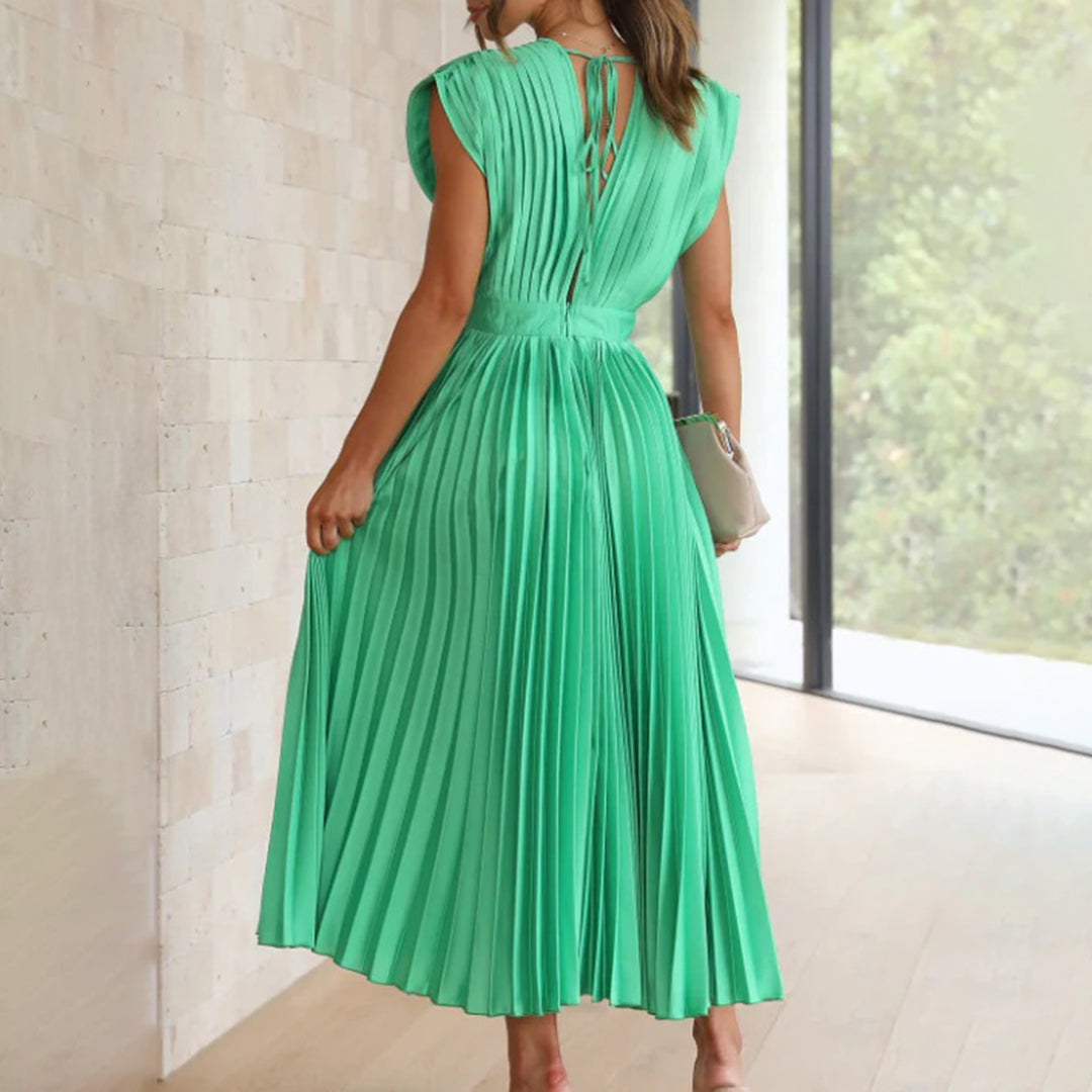 Philippa – Pleated Midi Dress