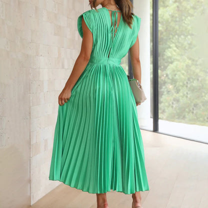 Philippa – Pleated Midi Dress