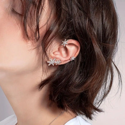 Nova Bloom Ear Cuff – Pair