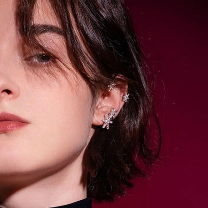 Nova Bloom Ear Cuff – Pair