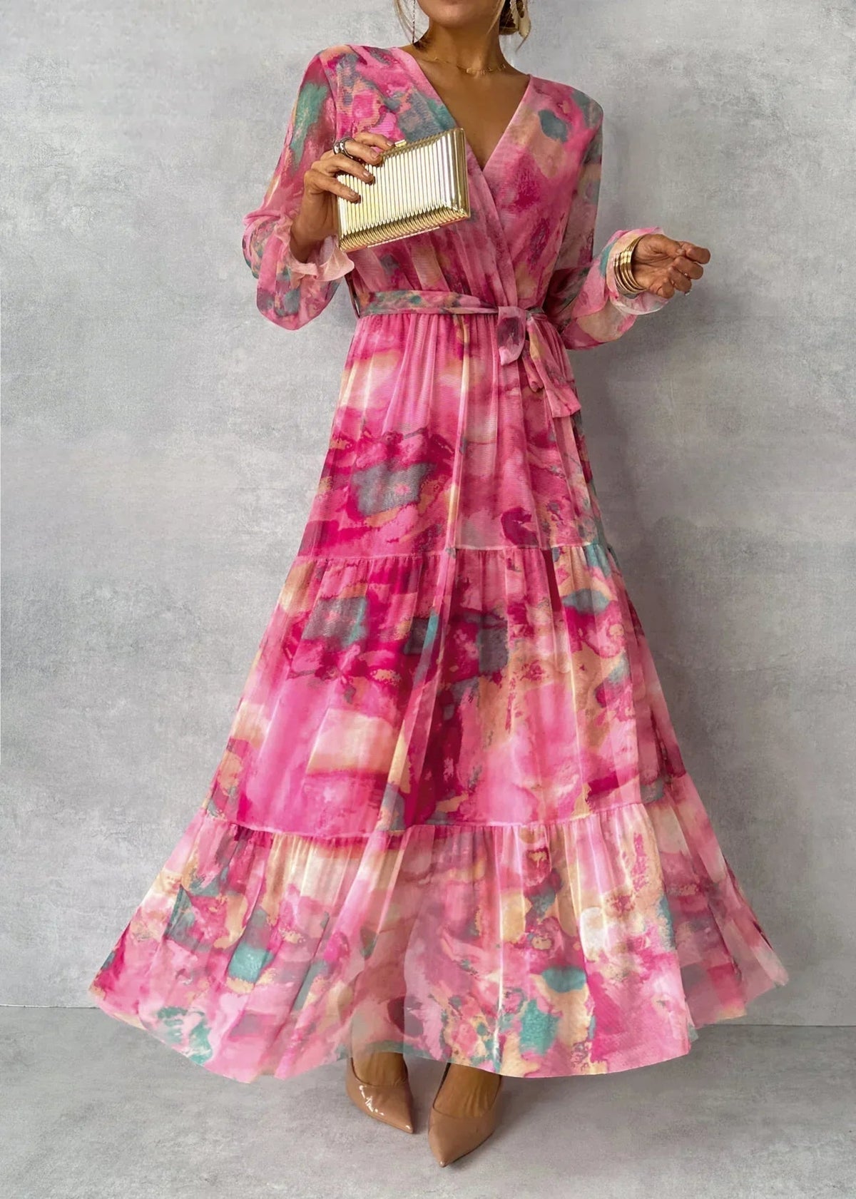 Fleur – Floral Print Wrap Dress