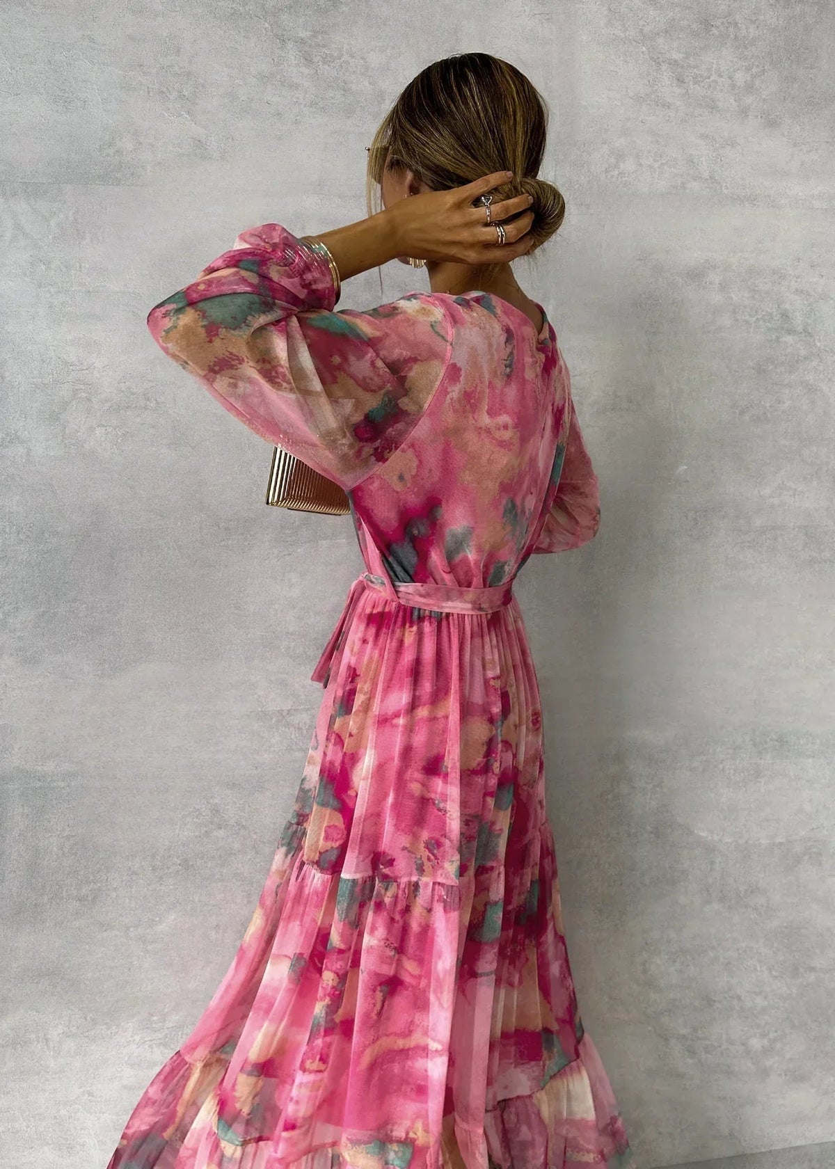 Fleur – Floral Print Wrap Dress