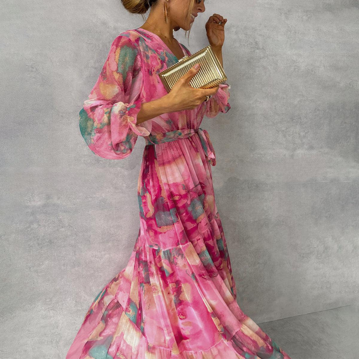 Fleur – Floral Print Wrap Dress