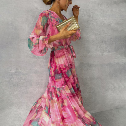 Fleur – Floral Print Wrap Dress
