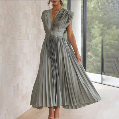 Philippa – Pleated Midi Dress