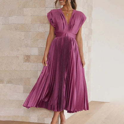 Philippa – Pleated Midi Dress