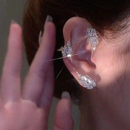 Elysian Leaf Ear Cuff – Pair