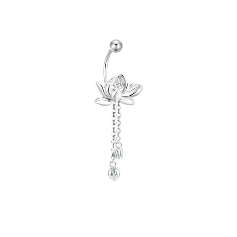Zen Lotus Ear Cuff – Pair