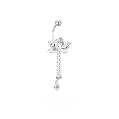 Zen Lotus Ear Cuff – Pair