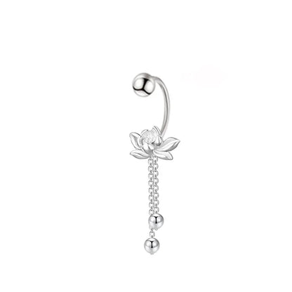 Zen Lotus Ear Cuff – Pair