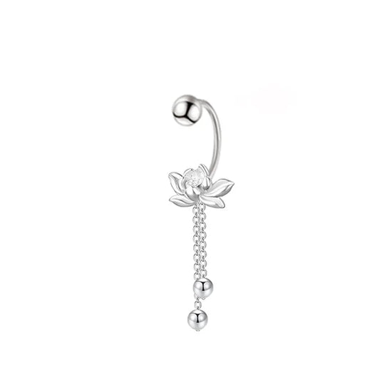 Zen Lotus Ear Cuff – Pair