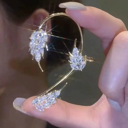 Elysian Leaf Ear Cuff – Pair