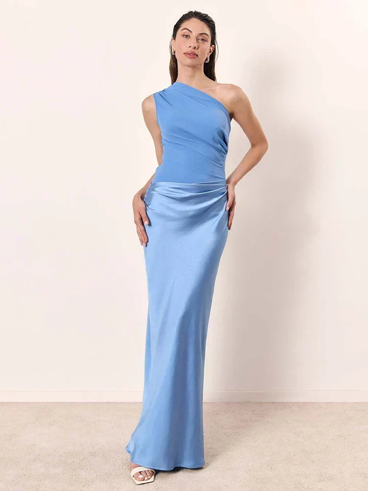 Arabella – Satin Maxi Dress