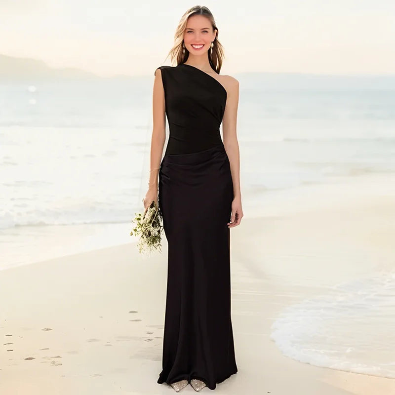 Arabella – Satin Maxi Dress