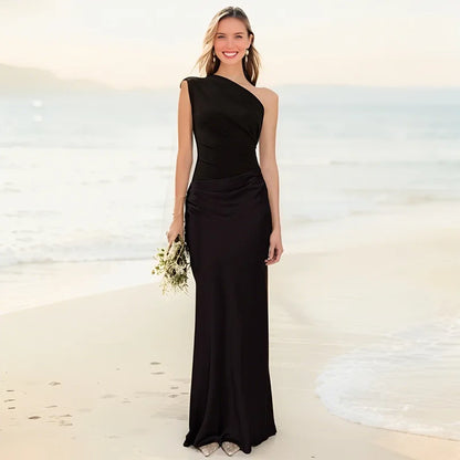 Arabella – Satin Maxi Dress